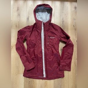 Columbia rain jacket / big girls